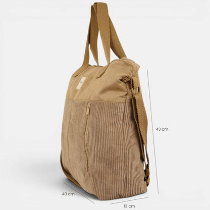 Große De La Mur Toast Tasche in Braun