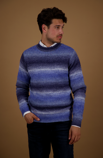 A Fish Named Fred Degrade Pullover Blue