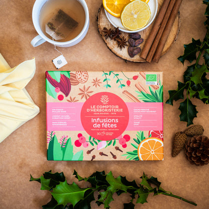 Festliche Bio-Tee-Geschenkbox – Le Comptoir d’Herboristerie