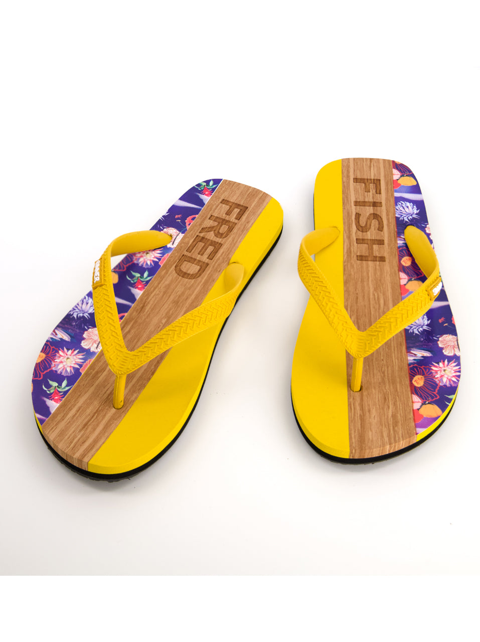 A Fish Named Fred Flip Flop Tropical Set Cobalt