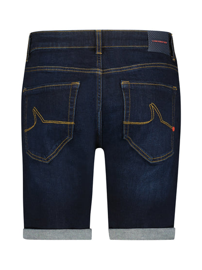 A Fish Named Fred Jeans Short Dark Blue