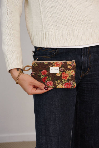 Mini De La Mur Pepi Kosmetiktasche mit Blumenmuster