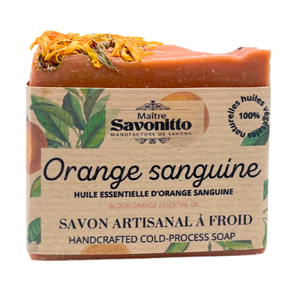 Orange Sanguine – Kaltverseifte Seife mit Blutorangenöl