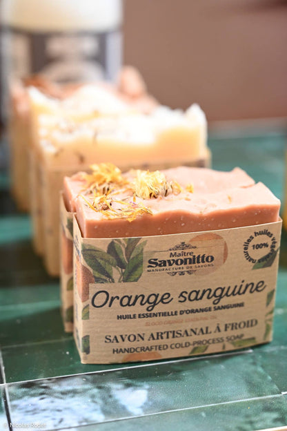 Orange Sanguine – Kaltverseifte Seife mit Blutorangenöl