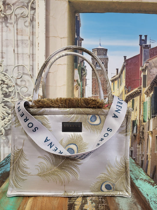 Sorena Medium Tote Bag PAGONA SILVER