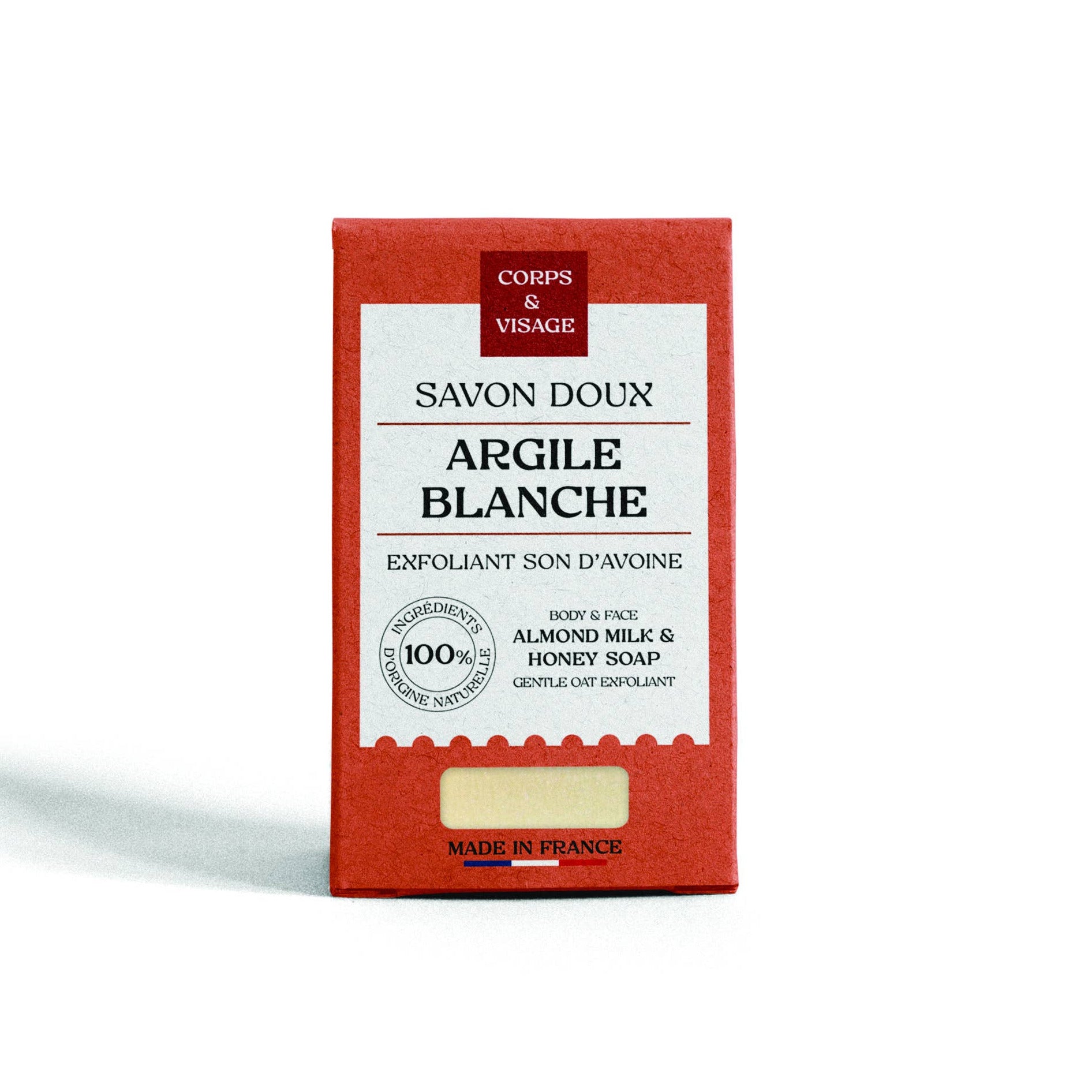 Savon Doux Argile Blanche von Les Essentiels für empfindliche Haut, Gesicht und Körper