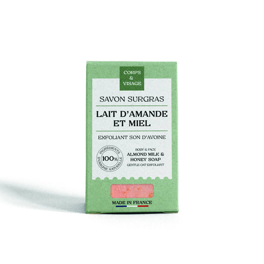 Rückfettende Seife mit Mandelmilch und Honig von Les Essentiels für Gesicht und Körper