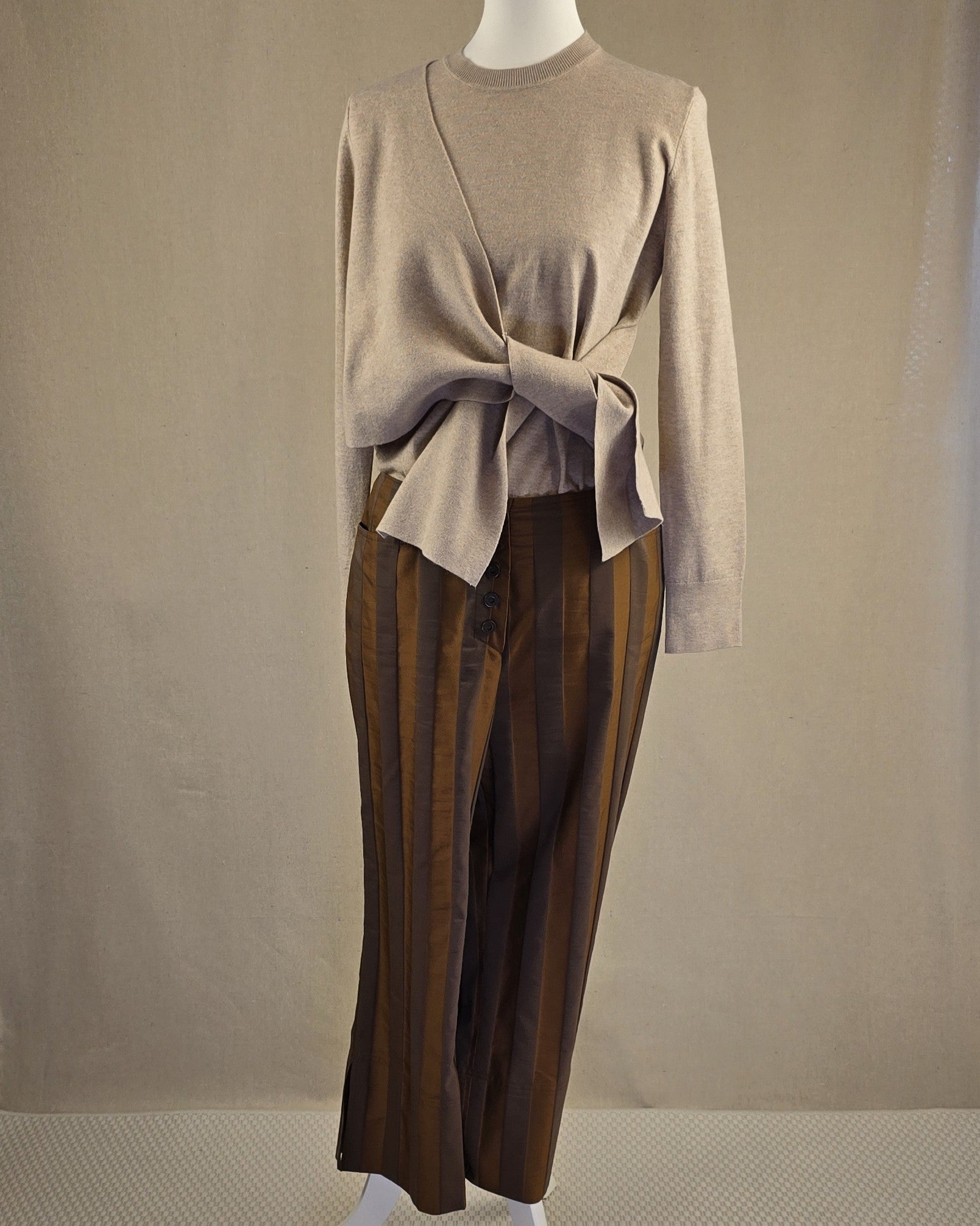 vintage zweiteiler sonja marohn hose mit inwear pullover kombiniert