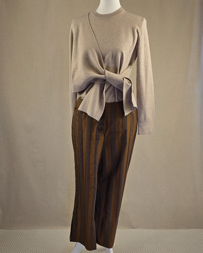 vintage zweiteiler sonja marohn hose mit inwear pullover kombiniert