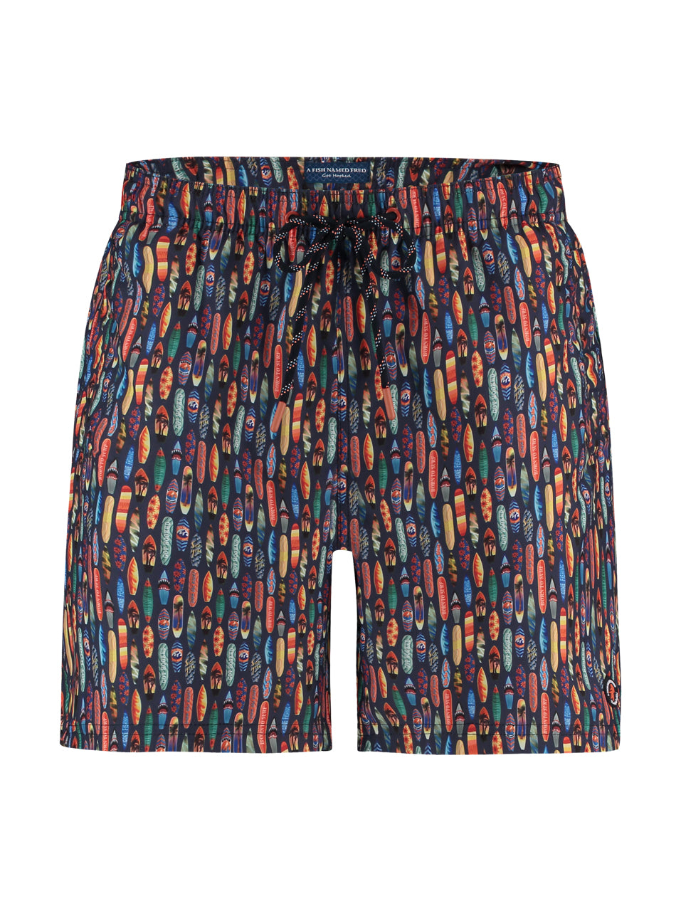 A Fish Named Fred Swimshort Surfboards Navy