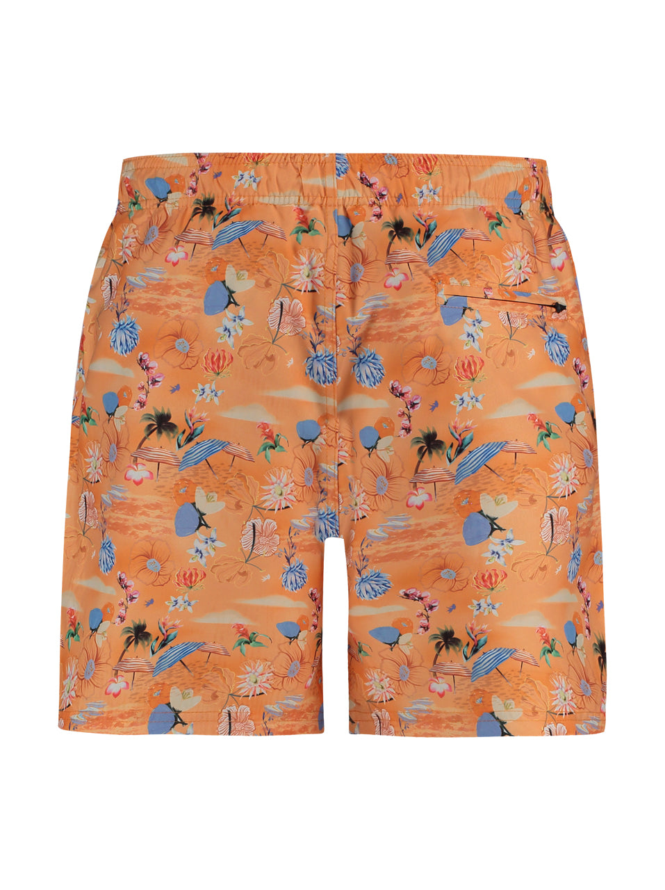 A Fish Named Fred Swimshort Tropical Set Coral