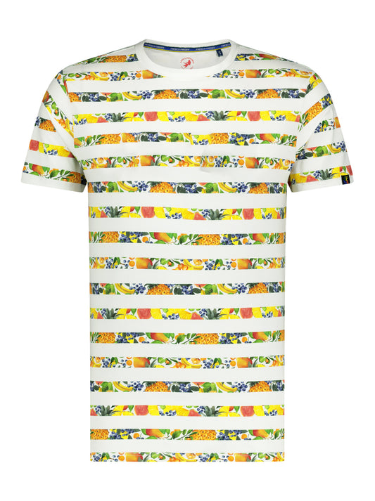 T-Shirt Stripe White