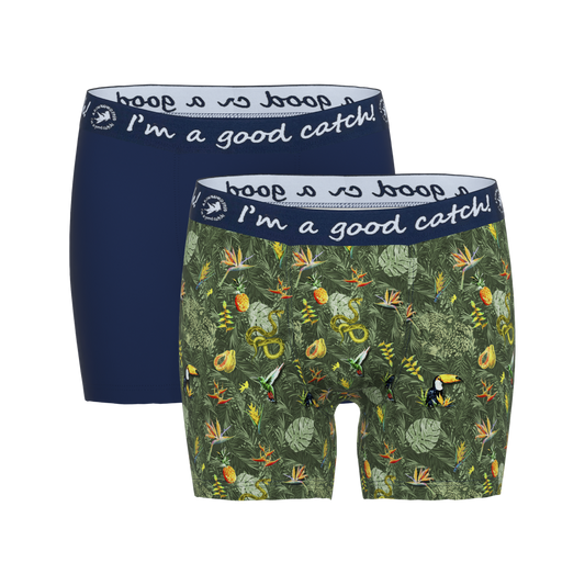 A Fish Named Fred Pants Jungle Forest Green - 2er Pack