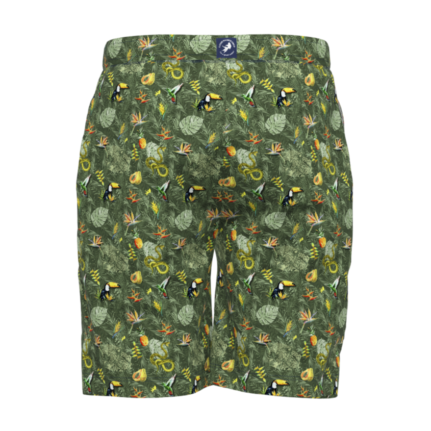 A Fish Named Fred Freizeit-Shorts Forest Green