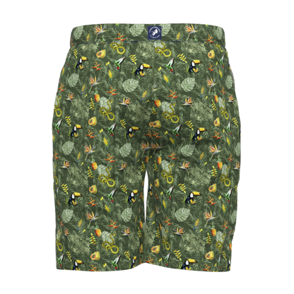 A Fish Named Fred Freizeit-Shorts Forest Green